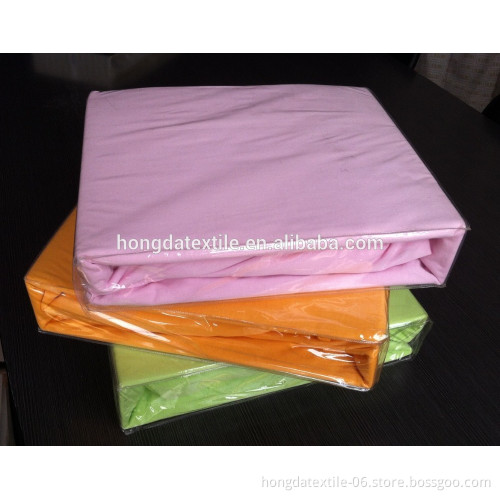 Cotton 100% jersey elastic bed sheet